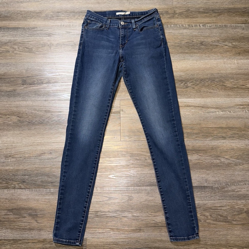 Levi's 710 Super Skinny Jeans Womens 28W x 32L Medium Wash Signature 5-Pocket